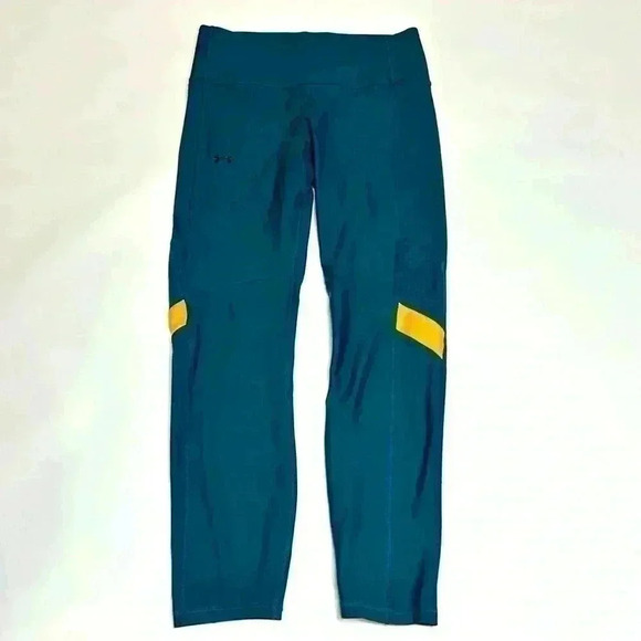 Under Armour Compression Ankle Pants Leggings Gym Sport Tennis Workout Medium - Picture 2 of 6